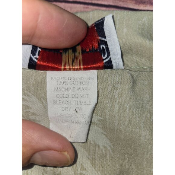 Pacific Legend Mens Classic Cars-Hibiscus Hawaiian Shirt Large - Picture 6 of 7